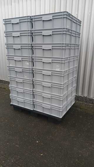 ca.16x Mega Opslagbakken Engels, Grijs / Chroom