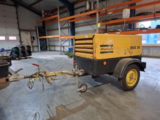 Compressor op aanhanger, Atlas Copco, ABE K817, 2004