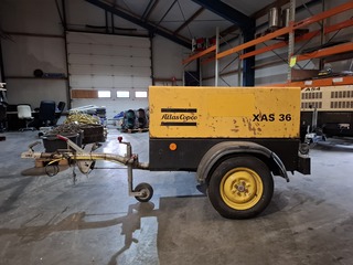 Compressor op aanhanger, Atlas Copco, ABE K817, 2004