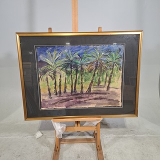 Schilderij, Maya Wildevuur (1944-2023), Agdz Marokko, 2002