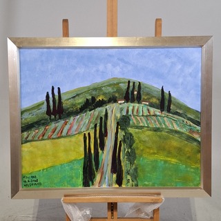 Acryl schilderij, Maya Wildevuur (1944-2023), Toscane, 2006