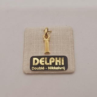 Delphi juwelier 18kt doublé gouden pendant