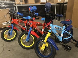 3x Kinderfiets