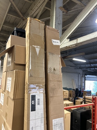 2x Ladekast zwart met kunststof webbing lade-fronten