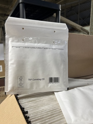 Ca. 1500x Luchtkussenenvelop, verzendenvelop