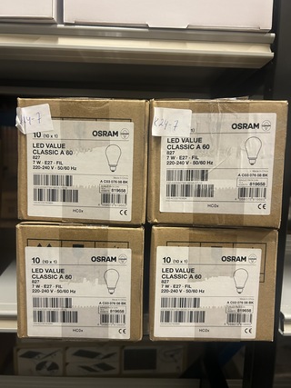 Ca. 40x Led lamp, 5x led spot