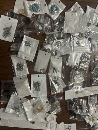 Ca. 150x (Online) voorraad juwelier – Stainless steel ringen, oorbelle