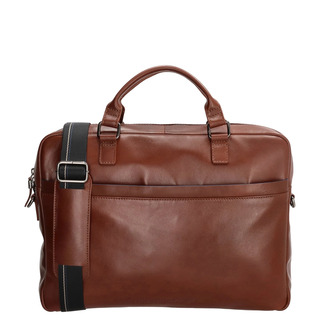 Laptop tas, MicMac Bags, Le Mans, cognac