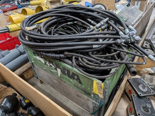 Partij hydrauliek slang met koppelingen