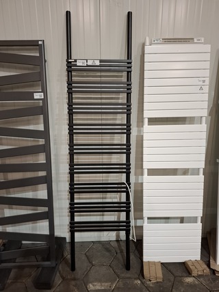 Elektrische designradiator Antrax, Pioli, mat zwart