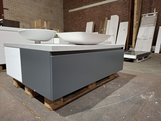 Badmeubel mat antraciet