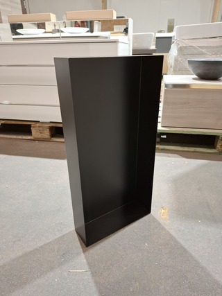 Inbouwnis Looox, mat zwart