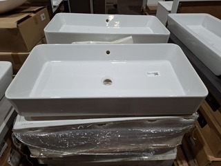 10x Waskom Sanindusa, Sanlife, wit