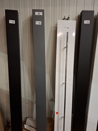 Elektrische designradiator VASCO, BEAMS, grijs metallic