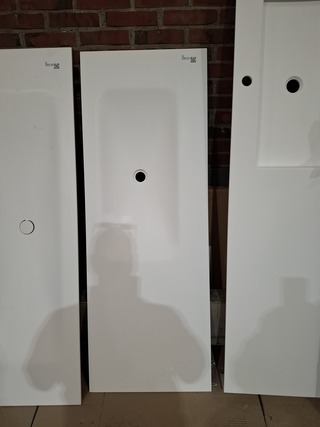 Badmeubel Elise, maatwerk, mat wit