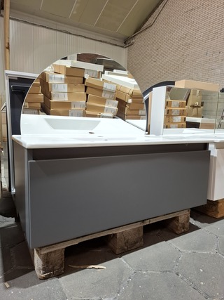 Badmeubel mat antraciet