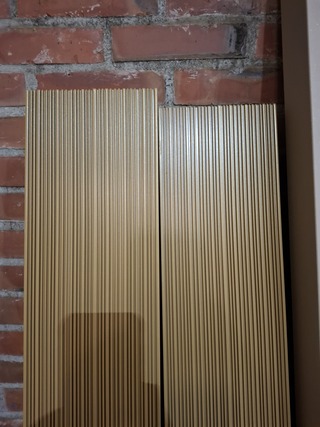 2x Designradiator Vasco, Beams, RUST BROWN