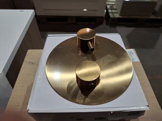 2x  Afbouwdeel   Korver, geborsteld brons