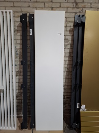 Designradiator Vasco , Niva , mat wit