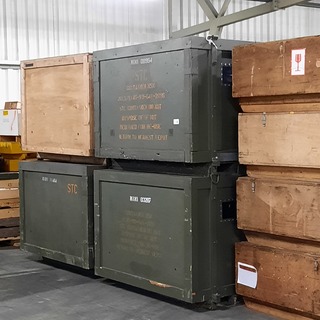 Grote partij diverse transportkisten