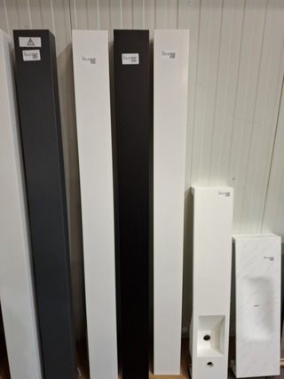 Designradiator VASCO, BEAMS, mat zwart