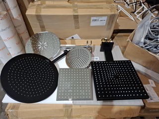 5x Diverse regendouches