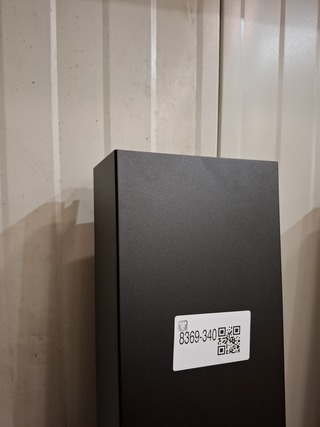 Designradiator VASCO, BEAMS, mat zwart