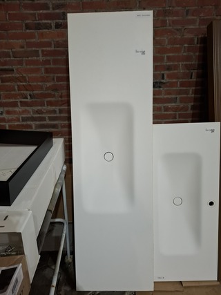 Wastafel Elise, maatwerk, mat wit