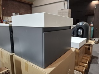 Badmeubel mat antraciet