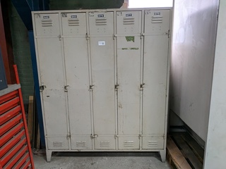 Lockerkast, 5 deurs