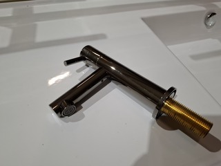 Fonteinkraan Hotbath, Cobber, zwart/chroom