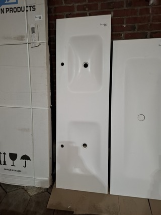 Badmeubel Elise, maatwerk, mat wit