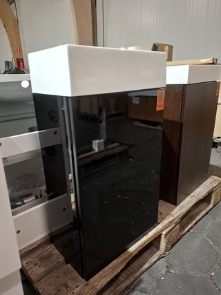 Fonteinmeubel glans zwart