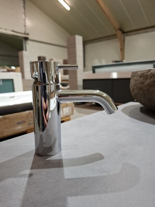 Wastafelkraan Hotbath, Cobber, chroom