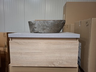 Badmeubel beton grijs