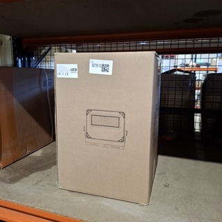 10x LED Schijnwerper 50W IShineLux, Zwart, 2025