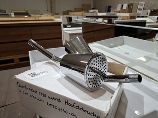 2x Hoofddouche Dornbracht, IMO, chroom