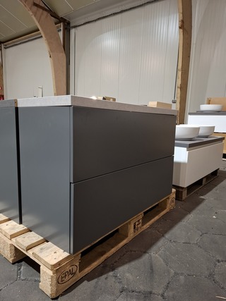 Badmeubel mat antraciet