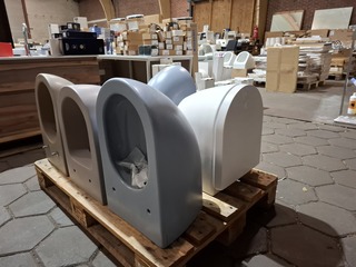 5x Wandcloset o.s. CATALANO, diverse kleuren