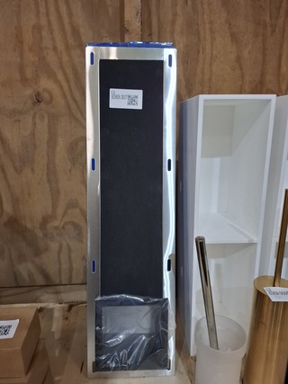 Reserverol-houder inbouw, zwart front