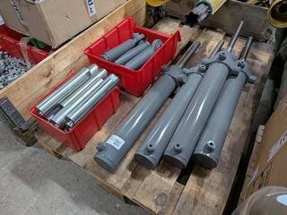 4x Hydraulische cilinder
