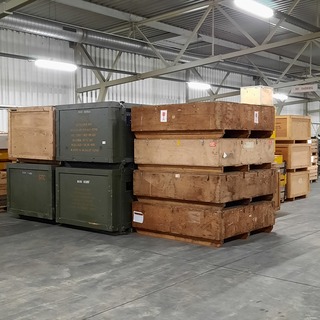 Grote partij diverse transportkisten