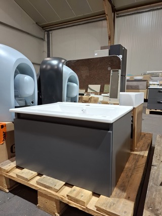 Badmeubel mat antraciet