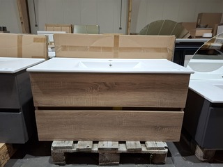 Badmeubel HR badmeubelen, Lorencio, grijs eiken