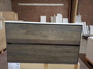 Badmeubel donker eiken