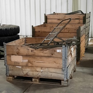 Partij monteurskarren en relingen