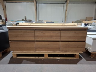 Badmeubel Pelipal, natuur eiken