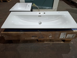 Wastafel DURAVIT, VIU, glans wit