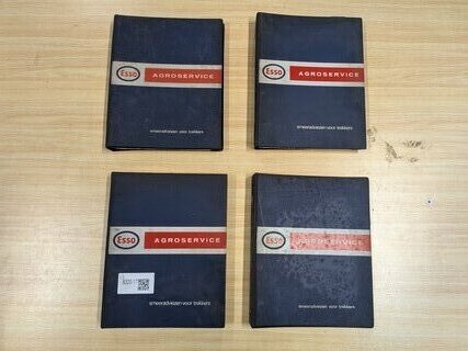 4x Boekwerk ‘Esso smeermiddelen adviezen’