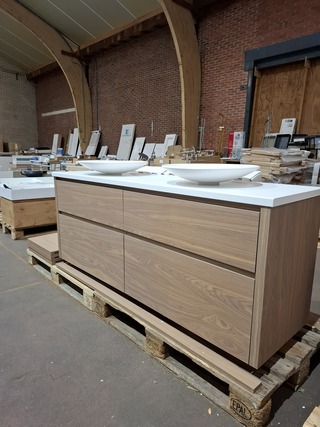 Badmeubel Edoné, grey oak